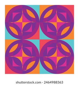 Ilustración Abstractas del diseño del Vector del concepto de la forma étnica geométrica