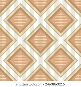 Abstract geometric fabric seamless pattern 