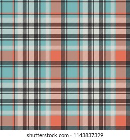 Abstract geometric fabric texture seamless pattern. Vector illustration.