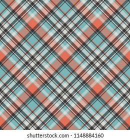 Abstract geometric fabric texture seamless pattern. Vector illustration.