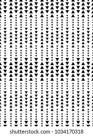 Abstract geometric fashion design print triangle pattern.
