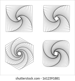 Abstract geometric figure. Vector illustration