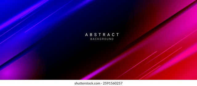 Abstract geometric flare design elegant effect background vector