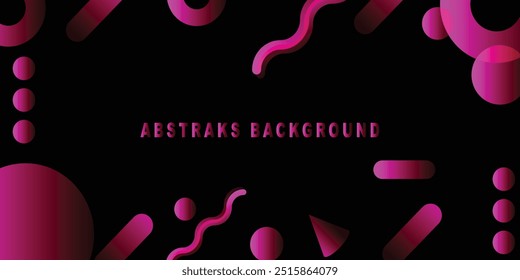 Abstract geometric flat color gradient on background. Trendy design graphics