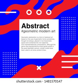 	
Abstract geometric flat modern art	