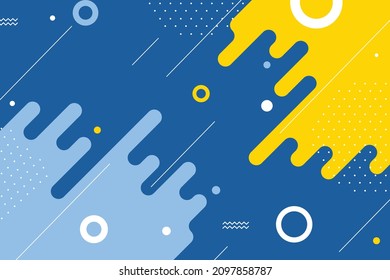 Resumen de fondo de formas planas geométricas
