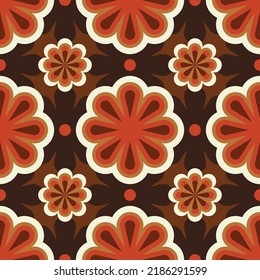 Resumen Fondo floral geométrico moderno patrón transparente Retro 80s 60s estilo moda trendy tela simple diseño de plantillas de ornamentos planos muestras de tejido para el diseño
