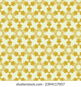 Abstract geometric and floral pattern background, luxury natural pattern, stylish texture vector illustration