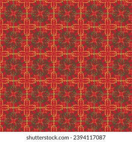Abstract geometric and floral pattern background, luxury natural pattern, stylish texture vector illustration