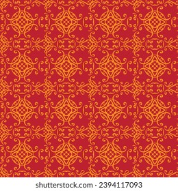 Abstract geometric and floral pattern background, luxury natural pattern, stylish texture vector illustration