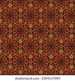 Abstract geometric and floral pattern background, luxury natural pattern, stylish texture vector illustration