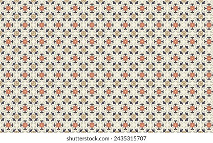 abstract geometric floral patterns seamless ornaments vector background illustration