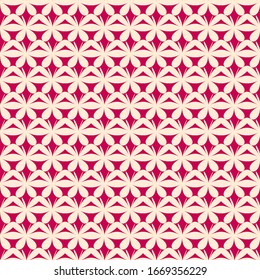 Abstract Geometric Floral Seamless Pattern Vector Stock Vector (Royalty ...