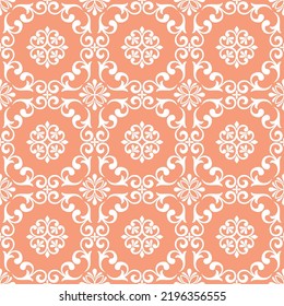 Abstract geometric floral seamless pattern. ornament. Modern stylish texture repeating. Vector background.