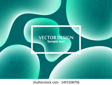 Abstract geometric fluid background. Colorful fluid color with shape elements. Dynamic style. Modern and creative design for banner, flyer, cover, poster, business card. Vector illustration.