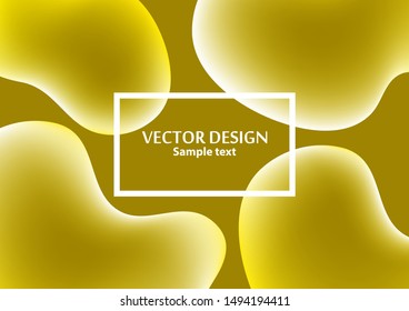 Abstract geometric fluid background. Colorful fluid color with shape elements. Dynamic style. Modern and creative design for banner, flyer, cover, poster, business card. Vector illustration.