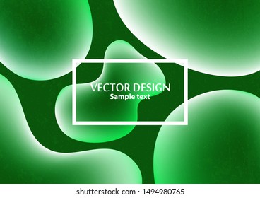 Abstract geometric fluid background. Colorful fluid color with shape elements. Dynamic style. Modern and creative design for banner, flyer, cover, poster, business card. Vector illustration.
