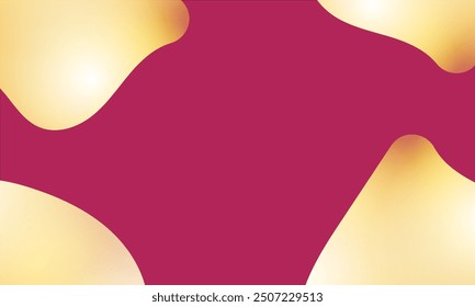 Abstract geometric Fluid Gradient Background. banner template with space for text. Bold Maroon and Yellow Design. social media post. Modern Artistic. Dynamic Fluid Illustration. Vibrant Abstract Art
