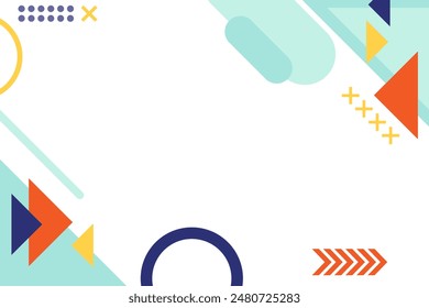 Abstract Geometric Fluid And Rounded Background