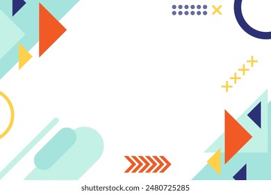 Abstract Geometric Fluid And Rounded Background