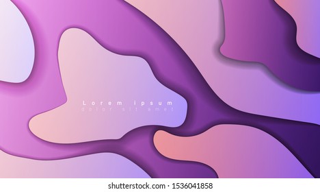 Abstract geometric fluid shape background in eps 10