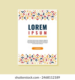 Abstract Geometric Flyer Background Design