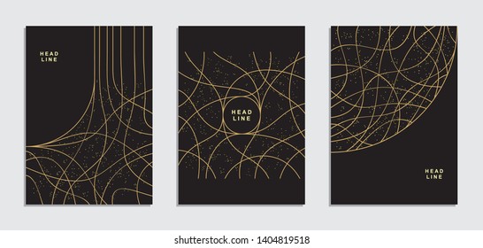 Abstract geometric flyer, brochure, corporate identity.