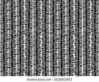 abstract geometric foliage, tribal ink plant leaves black and white seamless pattern, vector illustration endless repeatable texture 