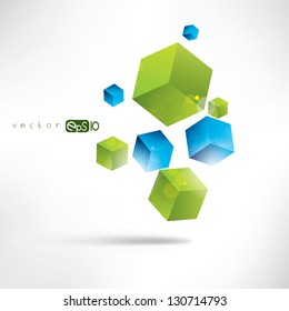 Abstract geometric form