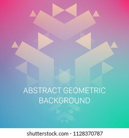 Abstract Geometric Fractal Background