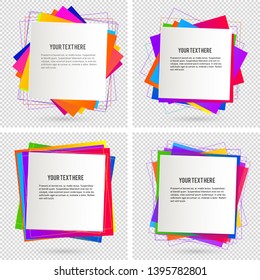 Abstract geometric frame border background. Design elements for cover page magazine, business flyer or poster. Gorgeous graphic pattern frame borders. Vector illustration eps 10