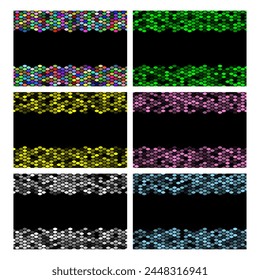 abstract geometric frame pattern background design