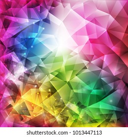 Abstract geometric Full color with space modern design on  background, vector illustration