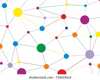 abstract geometric future design colorful 3D background vector