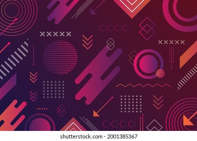Abstract  geometric futuristic background  design