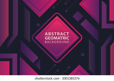 Resumen de diseño de fondo futurista geométrico