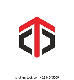 Abstract geometric A G letter vector logo design with up arrow sign.