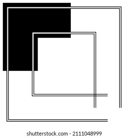Abstract geometric, geometrical design element, shape