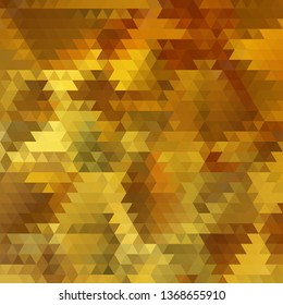 Abstract geometric gold color background, vector illustration