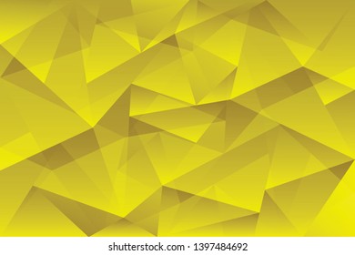 Abstract geometric gold color background, vector illustration