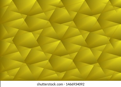 Abstract geometric gold color background, vector illustration