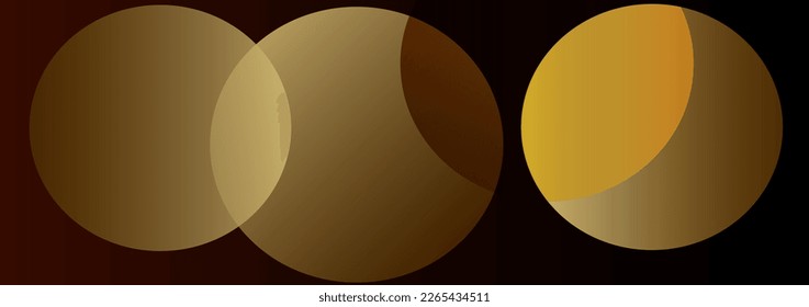 Abstract geometric gold color vector design background vector