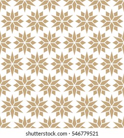 Abstract geometric gold deco art pillow star pattern