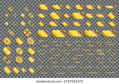 Elementos de oro geométricos Abstractas Formas. Diseño de Memphis, Elementos retro para el Web, vintage, publicidad, Anuncio comercial, cartel, folleto, cartelera