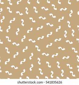 Abstract geometric gold memphis fashion design  pattern