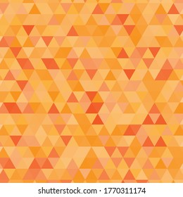 Abstract geometric gold and red color background.Mirror mosaic vector illustration.  Concept for your design.