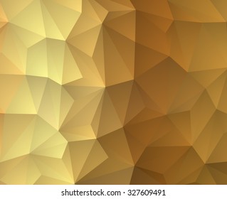 Abstract geometric golden background for design.Vector illustration