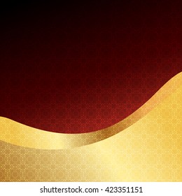 abstract geometric golden background. Template for your design. vector illustration