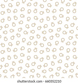 Abstract geometric golden deco art memphis fashion circle pattern