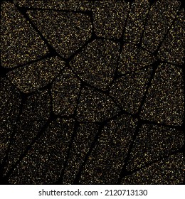 Abstract geometric golden dust particle background, beautiful element for brochure template, poster